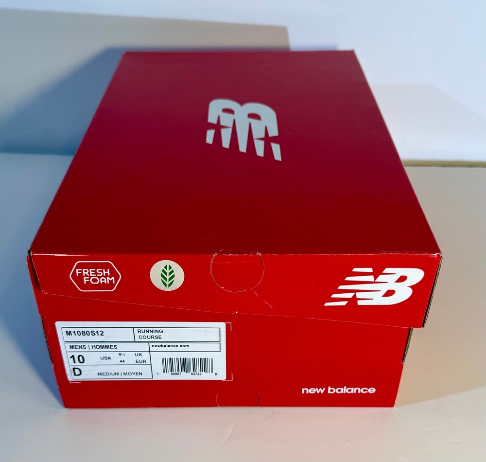 New Balance Fresh Foam X 1080v12 Men's Size 10 D Blue Green M1080S12 Running Sho